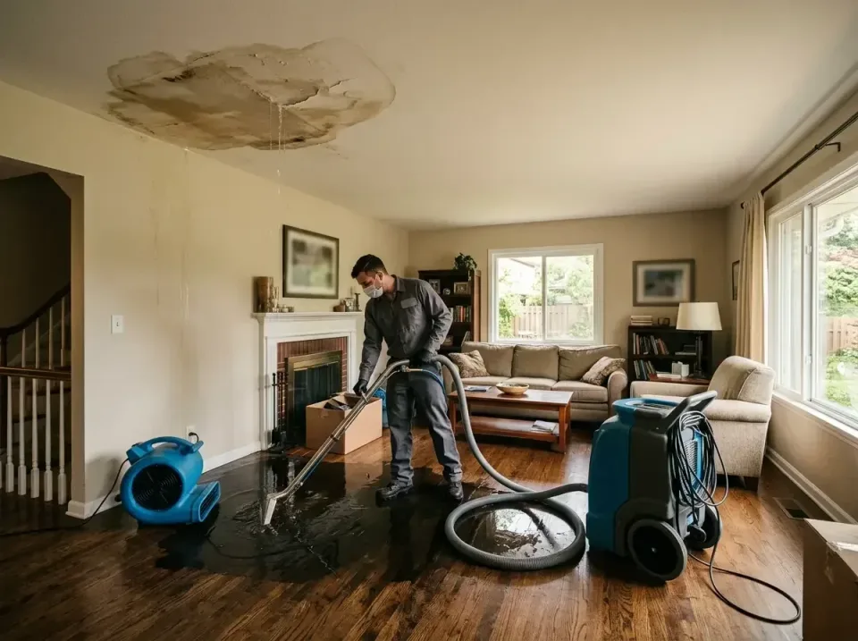attic-pipe-burst-ceiling-drip-008 — frequently asked questions, Water Damage Restoration & Carpet Care in McMinnville, TN